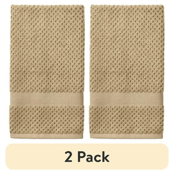 Better Homes & Gardens Signature Soft Popcorn Texture Hand Towel, Almond Biscuit