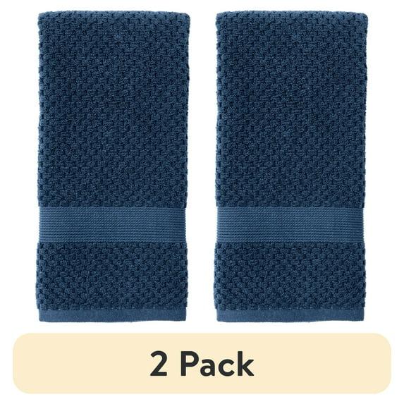 Better Homes & Gardens Signature Soft Popcorn Texture Hand Towel, Blue Admiral