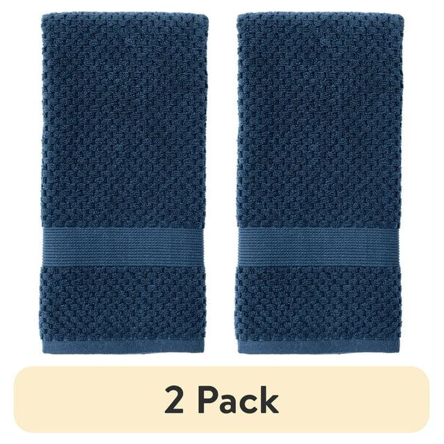 Better Homes & Gardens Signature Soft Popcorn Texture Hand Towel, Blue Admiral