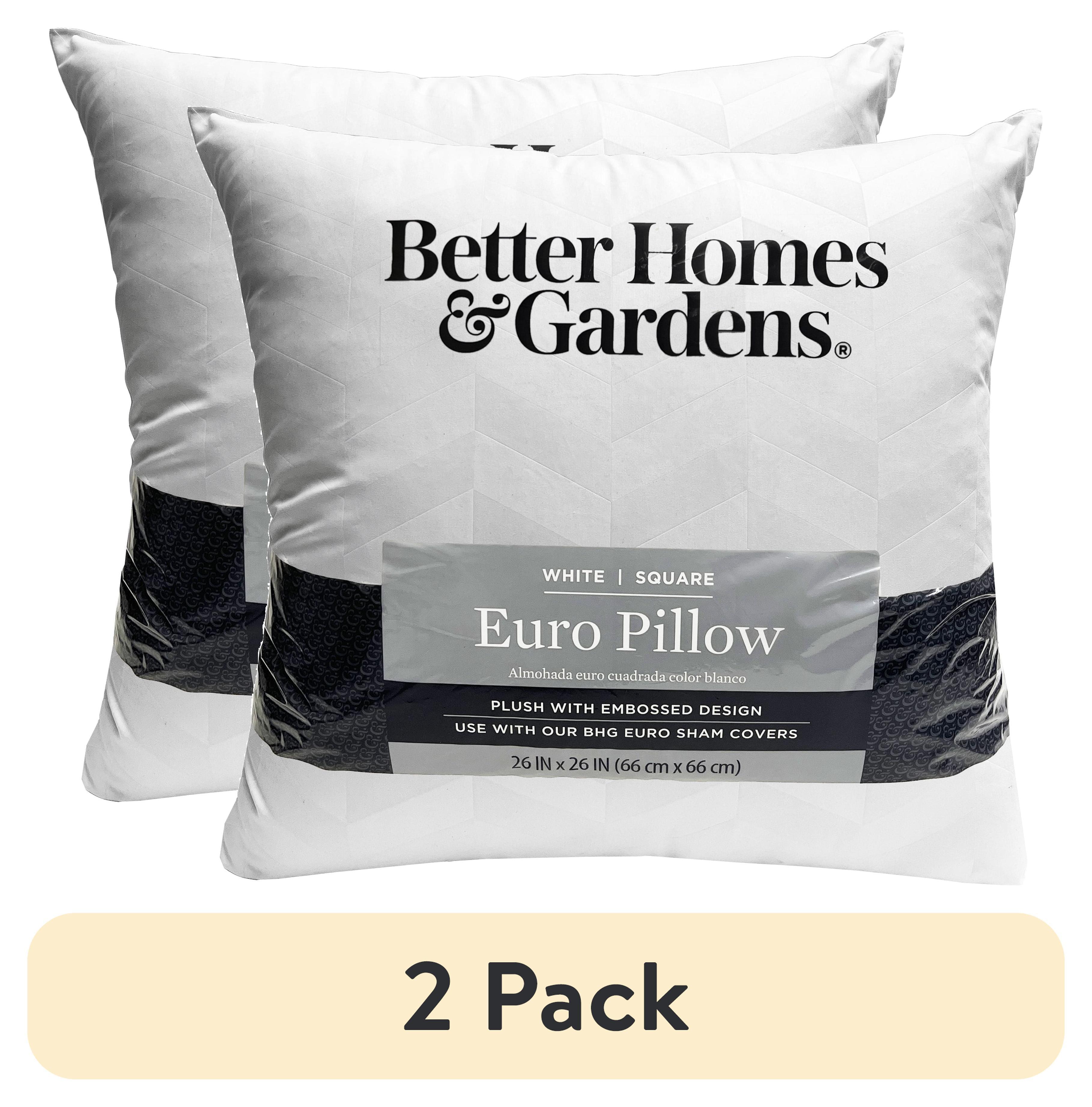 Better Homes and Gardens Euro Pillow Insert, 26"x26"