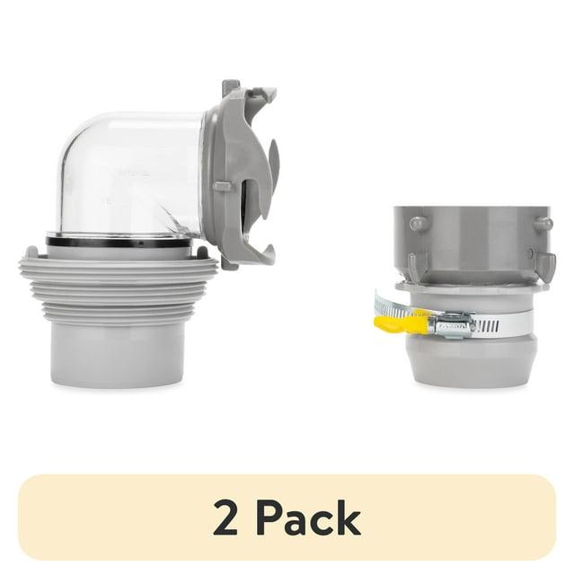 Camco 4-in-1 Hose Adapter with Bayonet Elbow and Lug Fitting (39214)