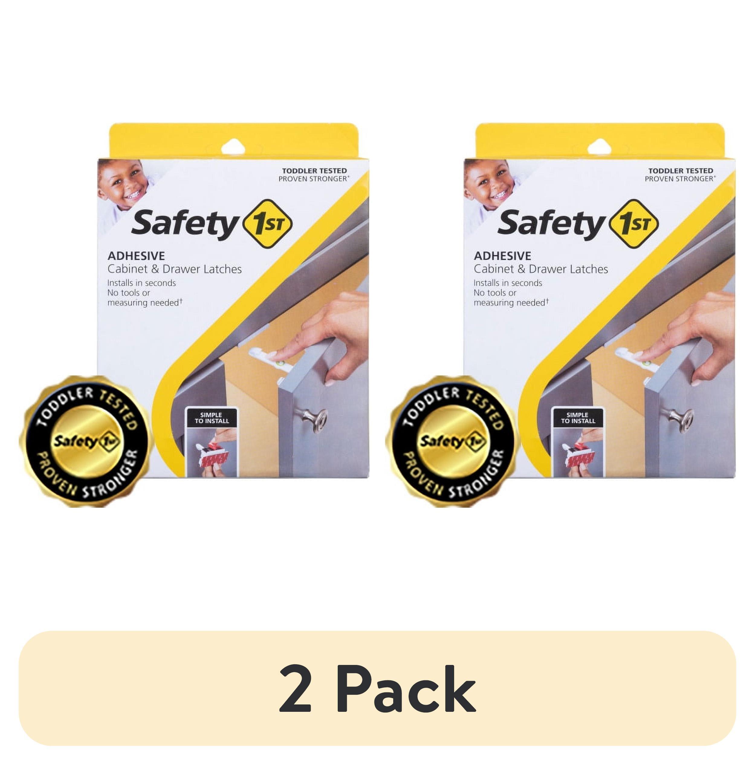 Safety 1st Adhesive Cabinet Latch For Childproofing - 8pk
