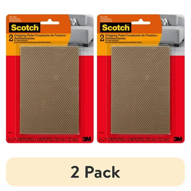 Scotch Gripping Pads, Rectangle, Furniture Pads, 4 x 6 in, 2 Pack