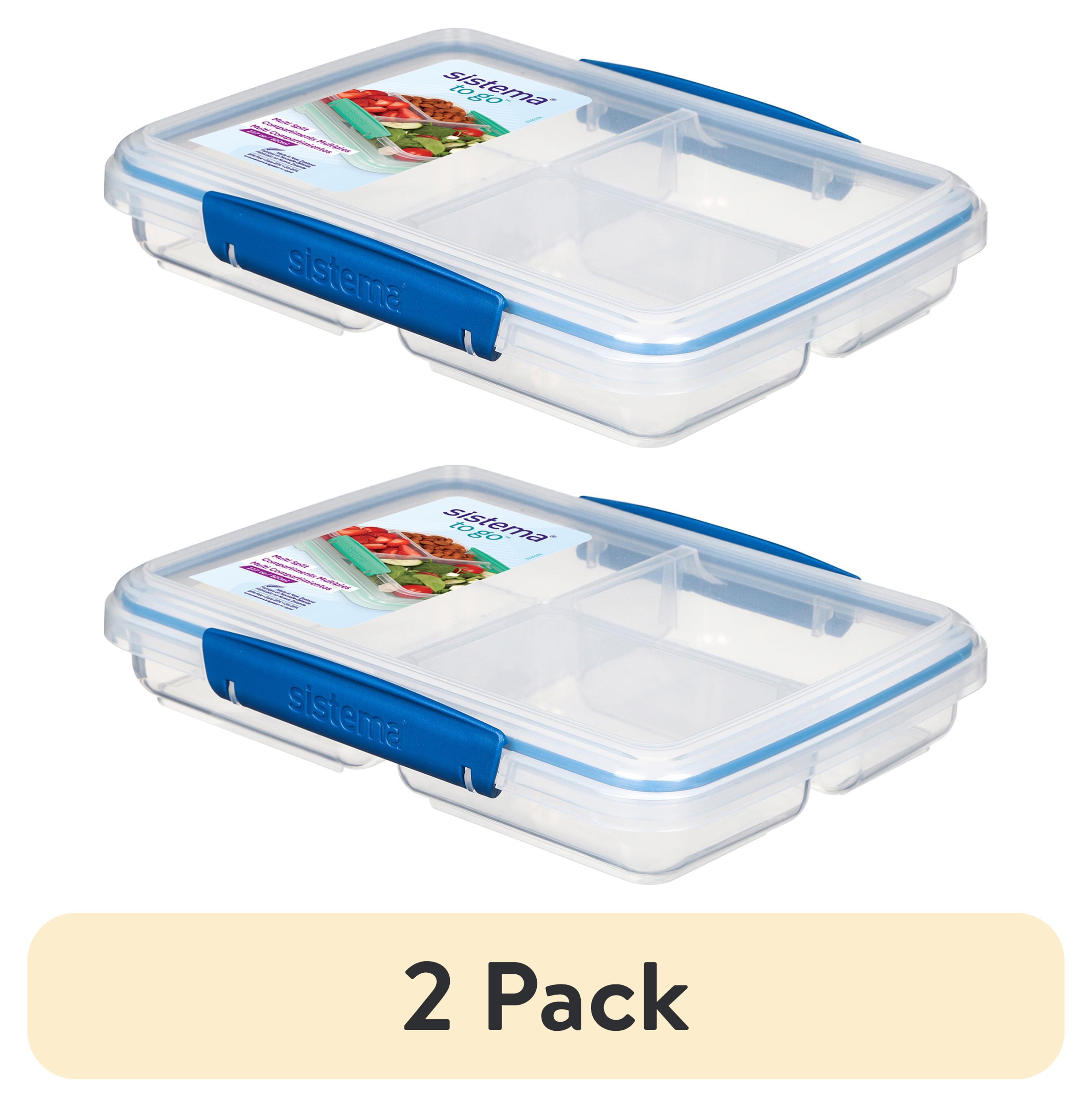 Sistema TO GO Multi Split Food Storage Container, 27.7oz / 820ml