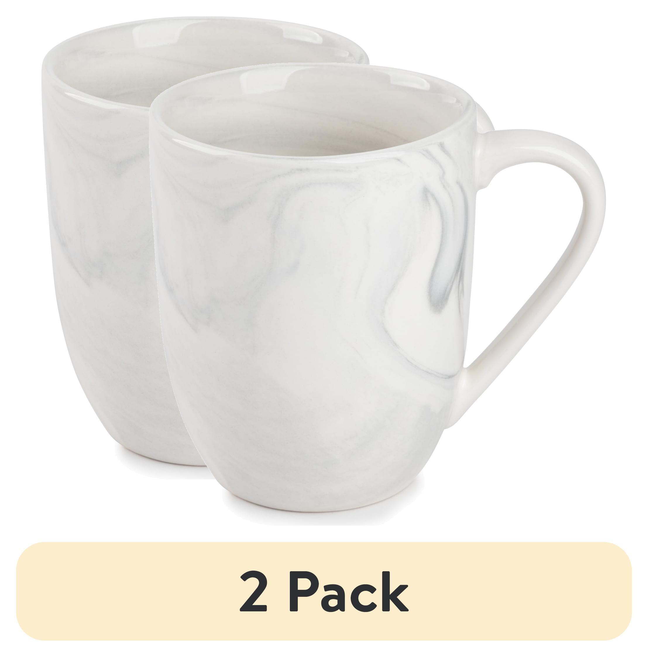 Thyme & Table Stoneware Mug, Grey Marble Collection