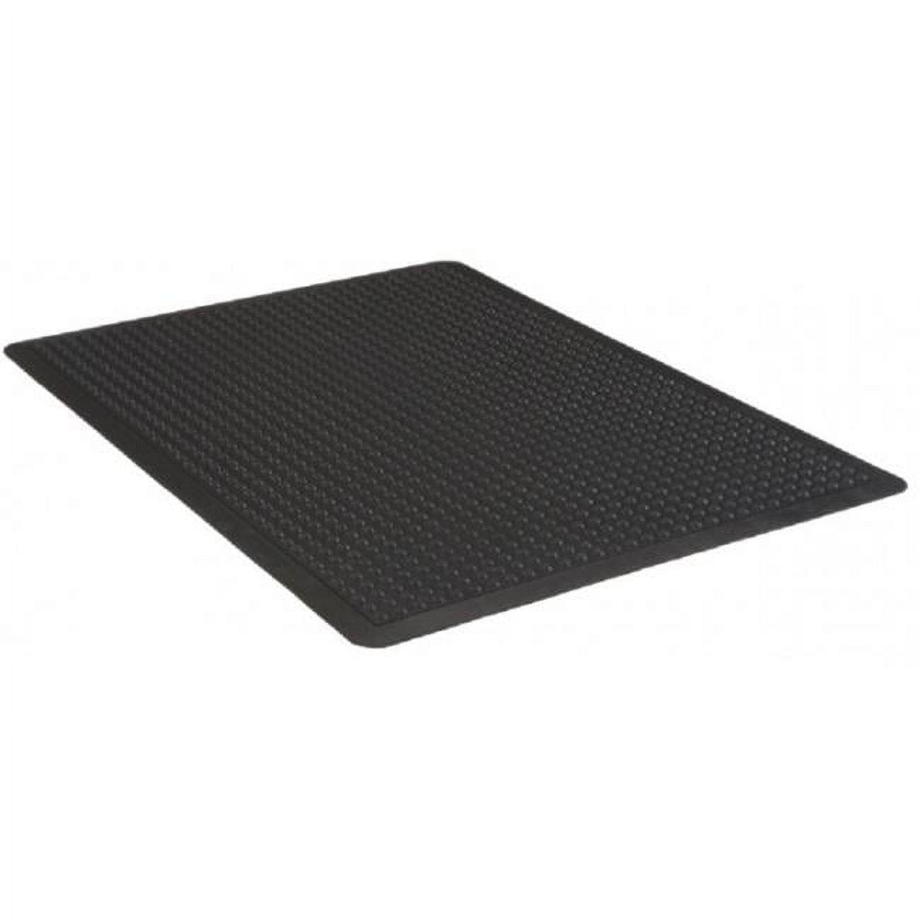 2' x 3' Industrial Black BubbleFlex Anti-Fatigue Mat