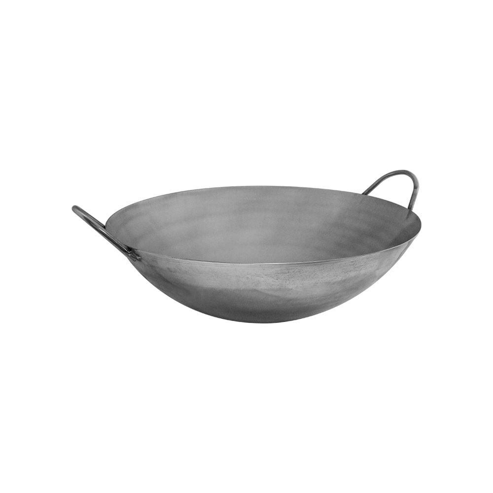 20" Cold Forged Steel Cantonese Wok with Double Handles