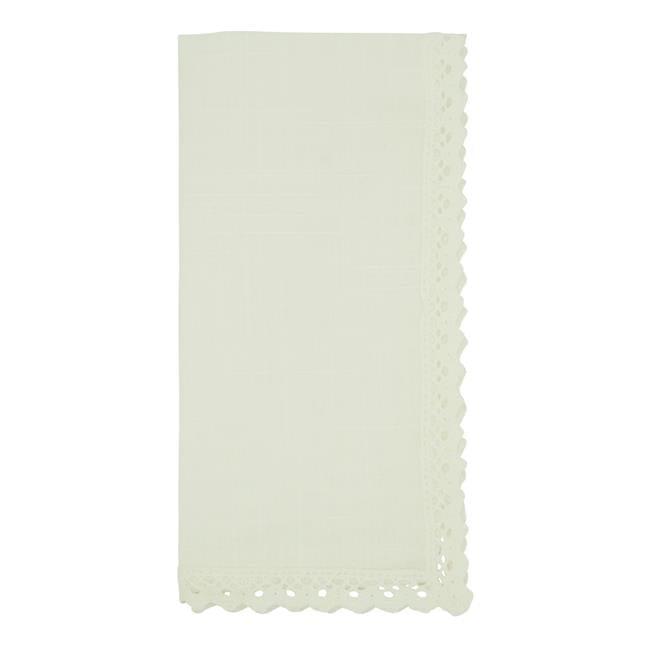 Saro Abilene Collection Polyester Square Napkin (Set of 4)