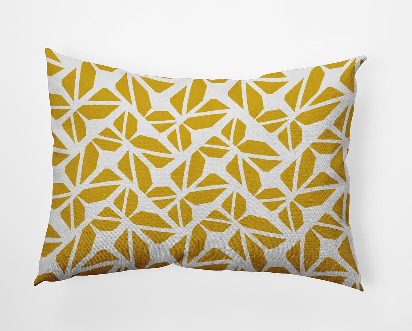 e by design Geometric Indoor/Outdoor Reversible Throw Pillow