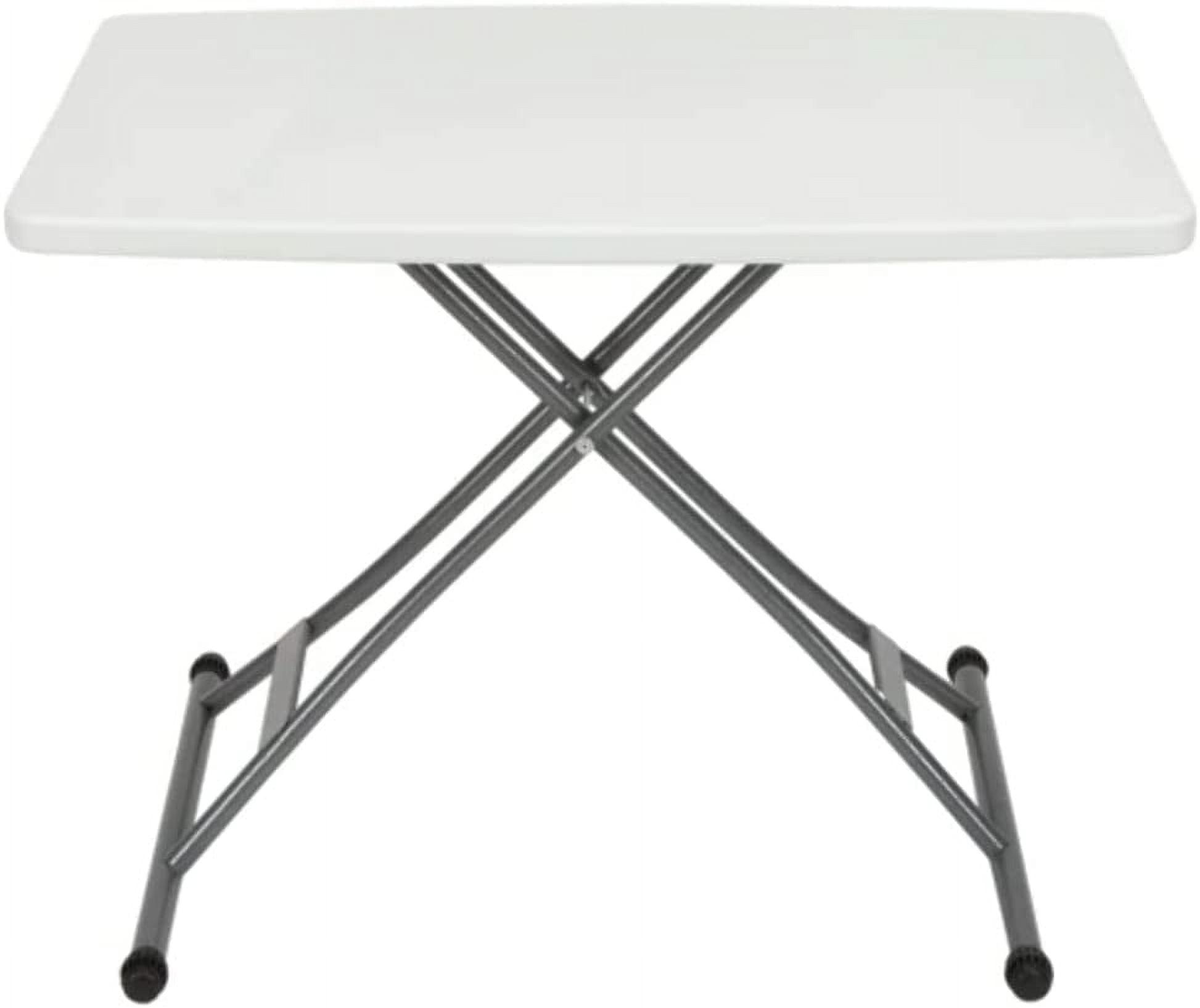 CodYinFI 20" x 30" White Folding Table