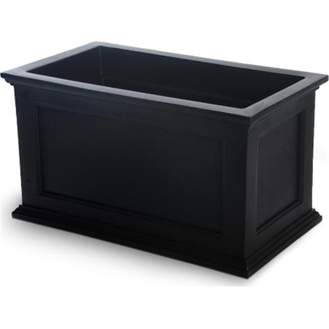 Winston Porter Anastasiya 20"x36" Resin Planter with Water Reservoir