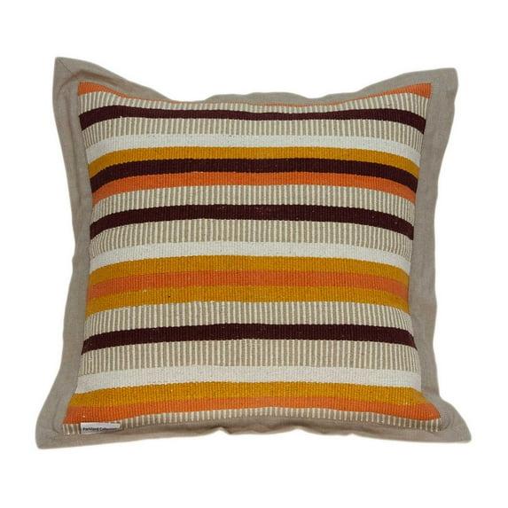 HomeRoots Striped Throw Pillow