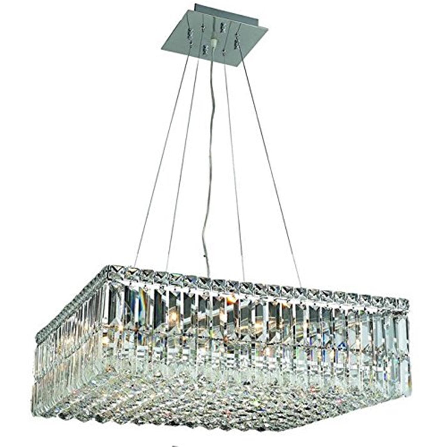 Maxime Chrome 12-Light Chandelier with Royal Cut Clear Crystals