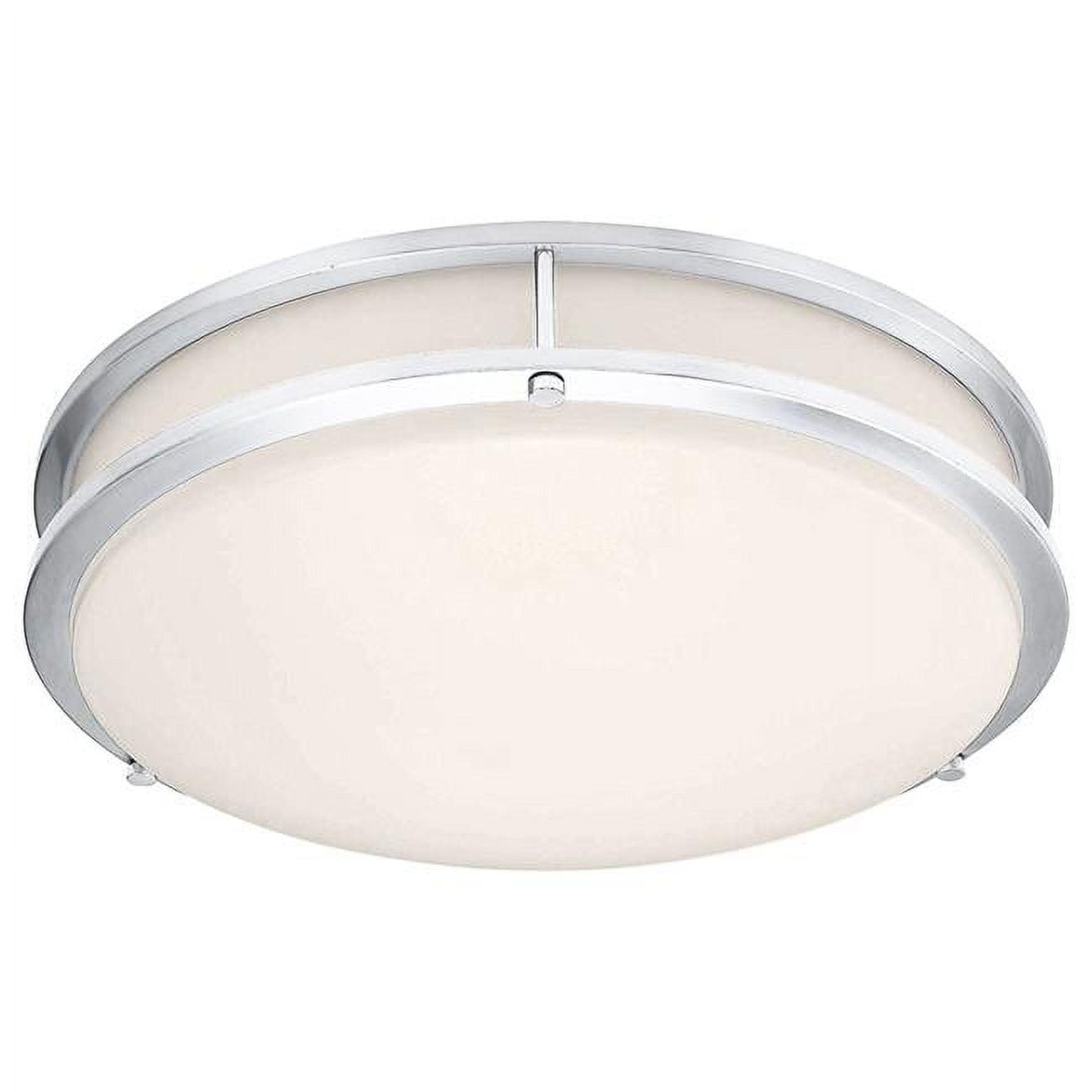 Solero II 12" Chrome LED Flush Mount Ceiling Light