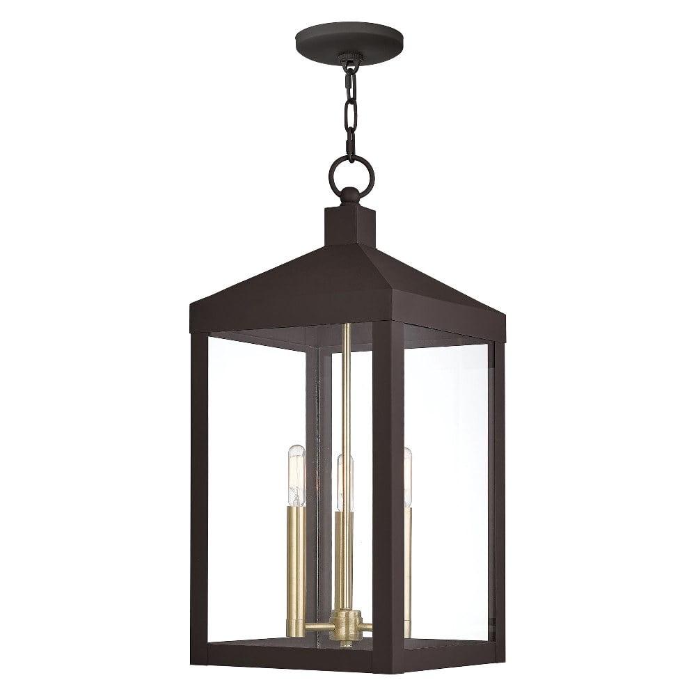 Livex Lighting Nyack 3 - Light Pendant in  Bronze