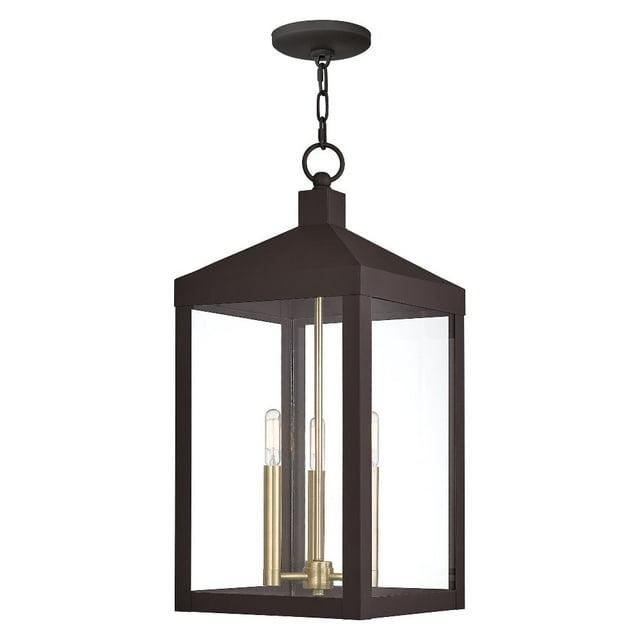 Livex Lighting Nyack 3 - Light Pendant in  Bronze