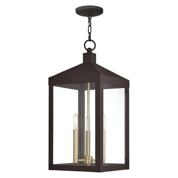 Livex Lighting Nyack 3 - Light Pendant in  Bronze