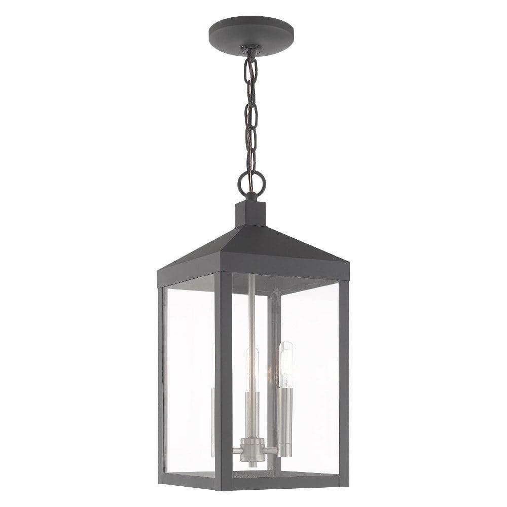 Livex Lighting Nyack 3 - Light Pendant in  Scandinavian Gray