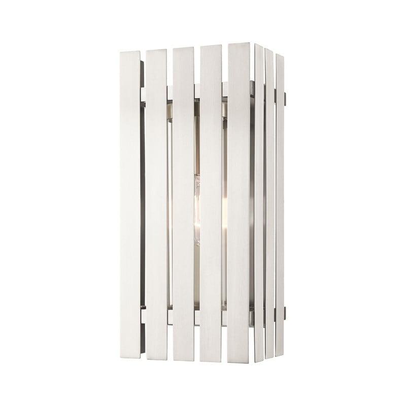 Livex Lighting Greenwich 1 - Light Wall Light in  Brushed Nickel