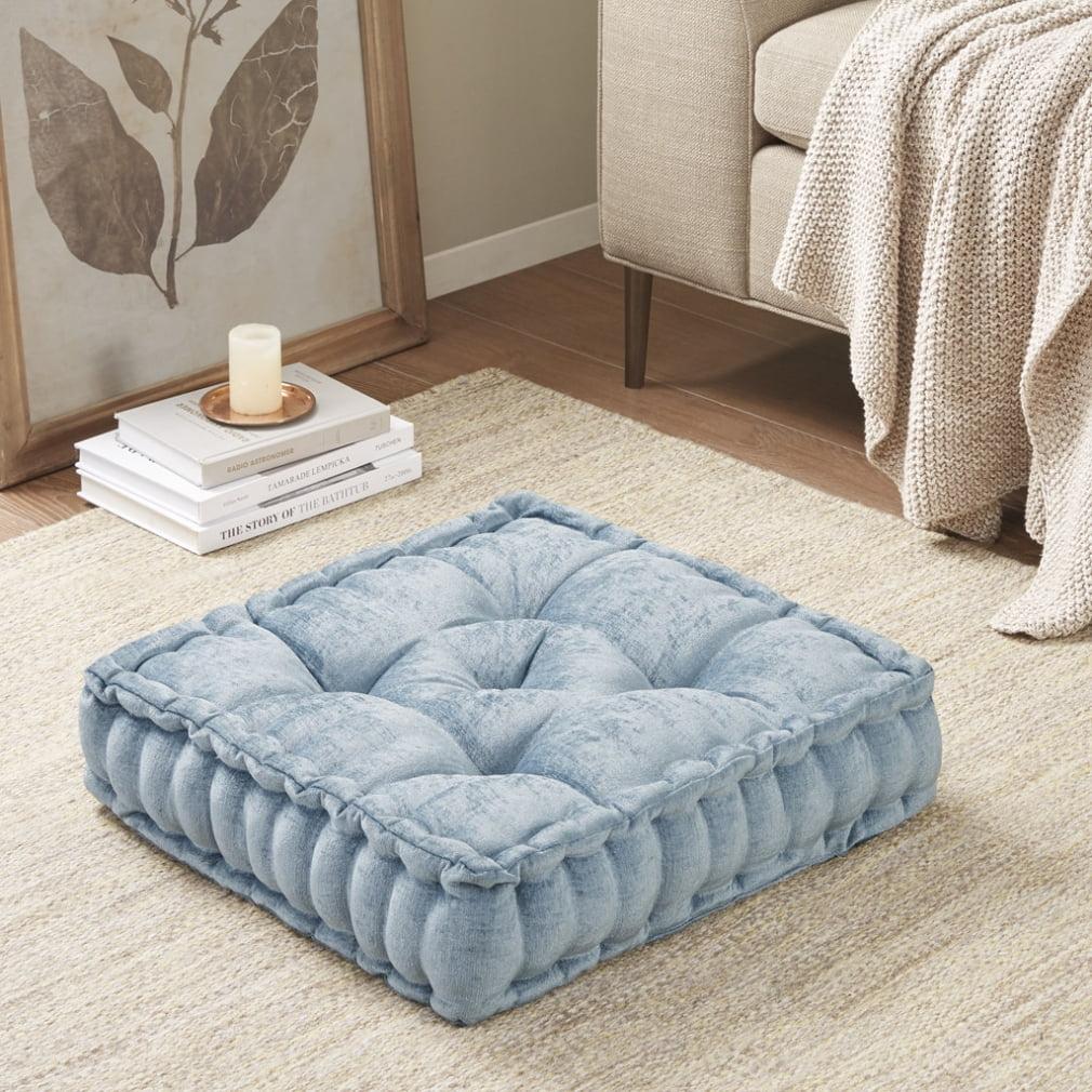 Intelligent Design Azza Poly Chenille Square Floor Pillow Cushion