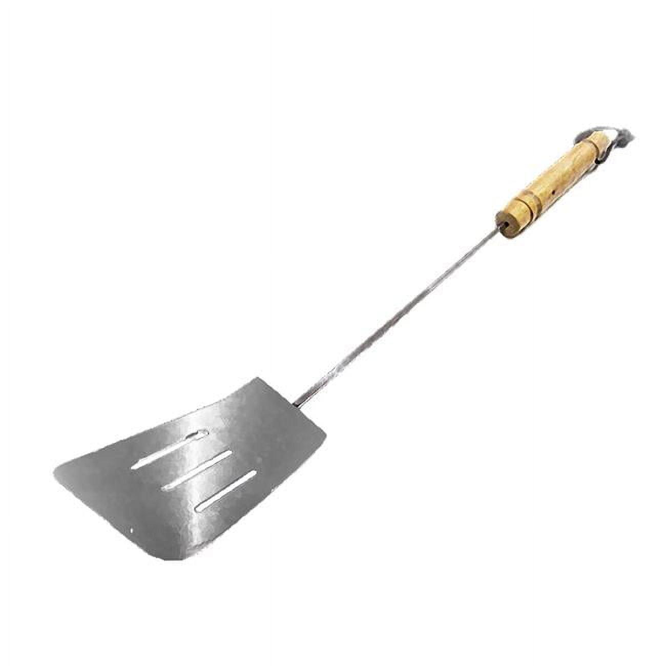 18.75" Chrome Plated Steel Spatula with Hardwood Handle