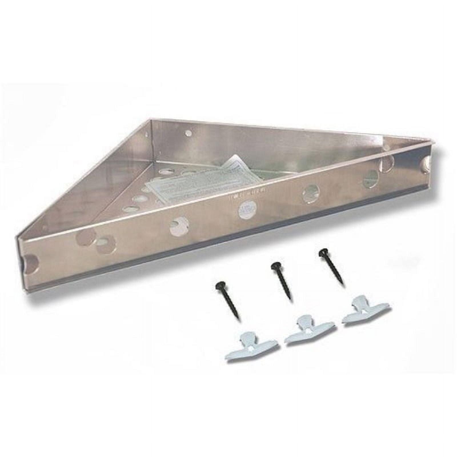 21.5"x21.5"x30" Triangular Stainless Steel Shower Bench