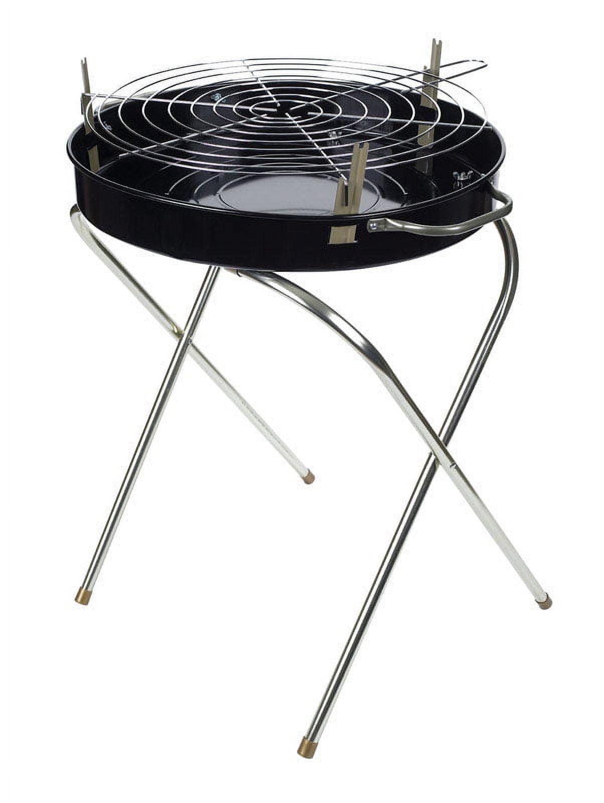 Marsh Allen 18" Black Steel Foldable Charcoal Grill