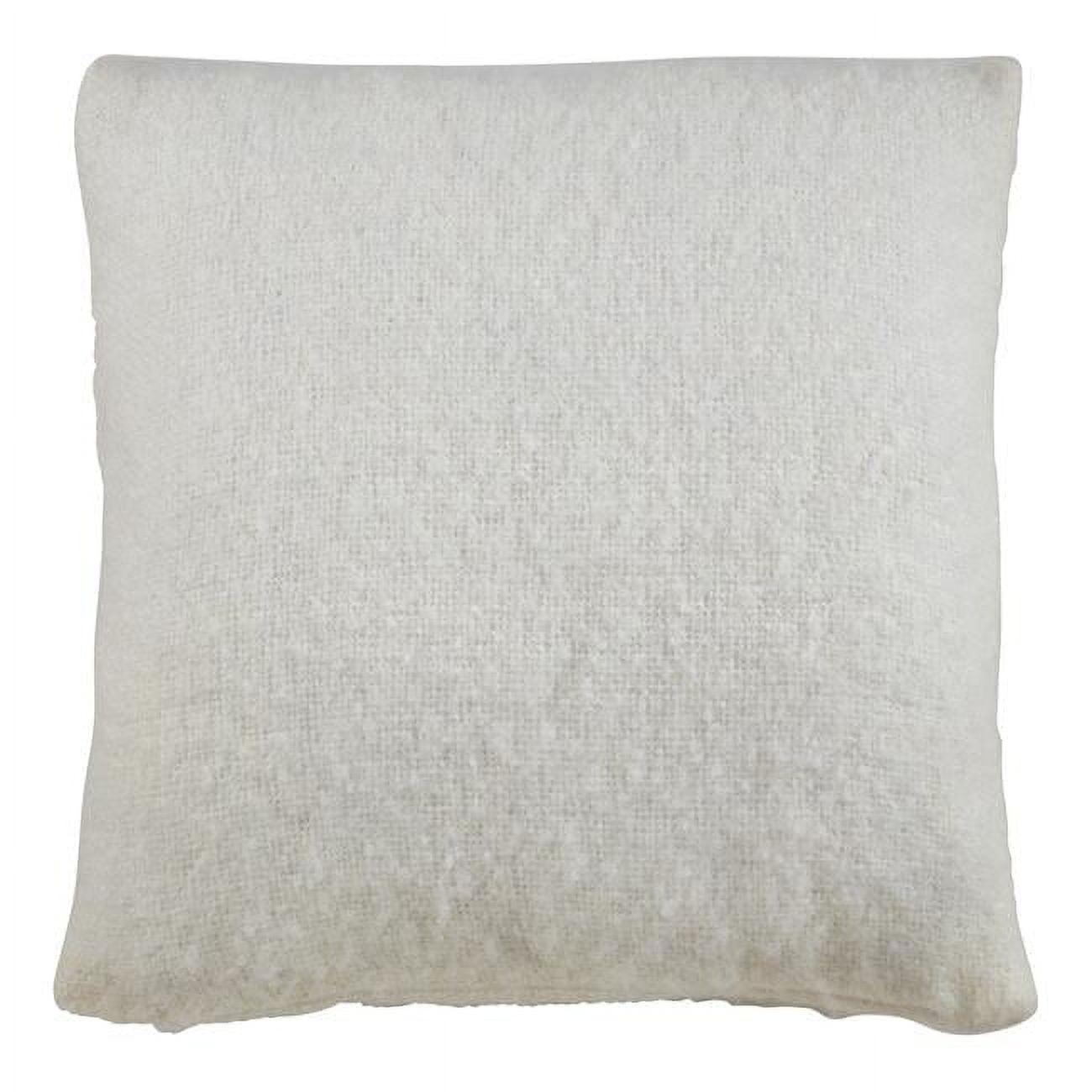 Saro Angora Collection Reversible Throw Pillow