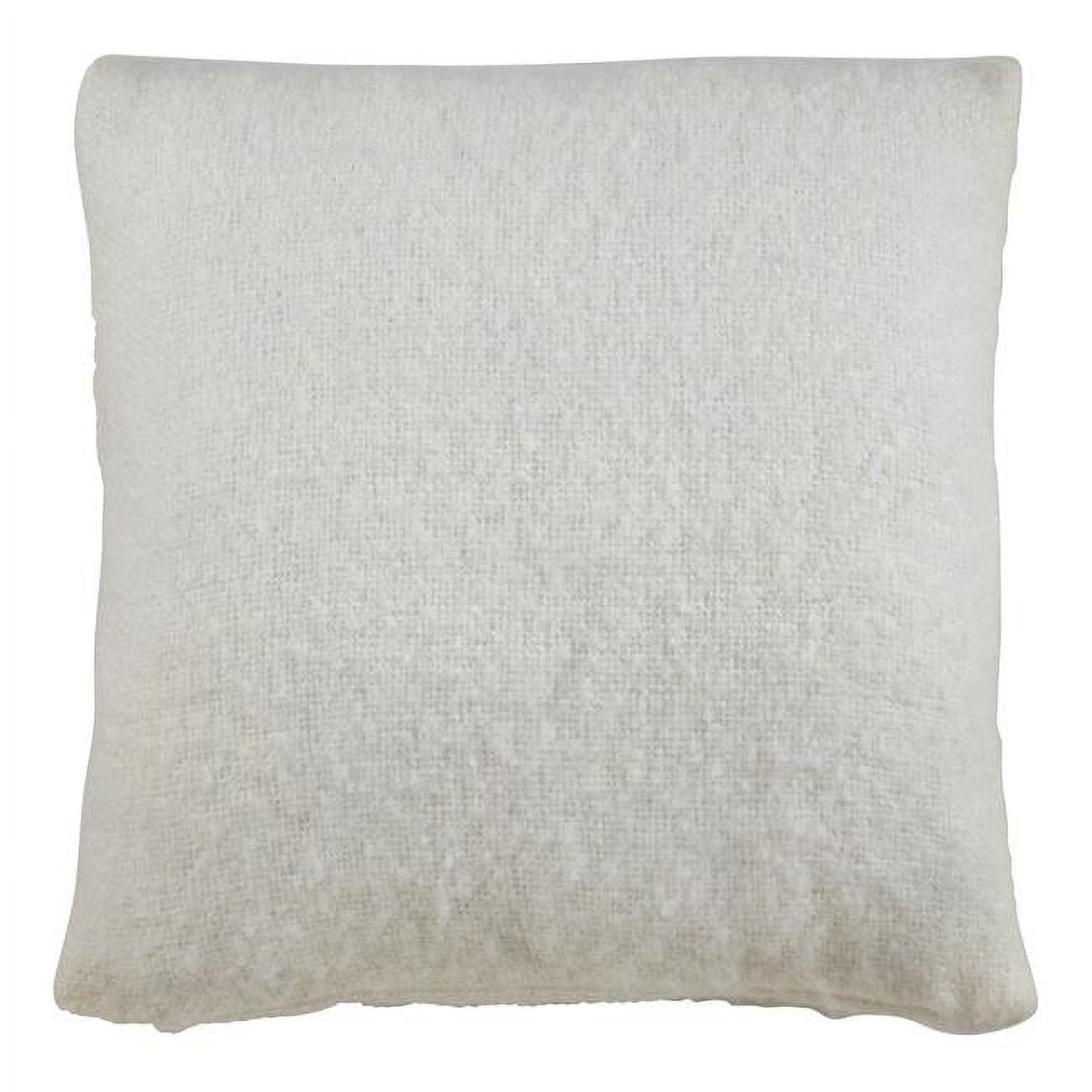 Faux Mohair Poly Filled Square Throw Pillow - Saro Lifestyle