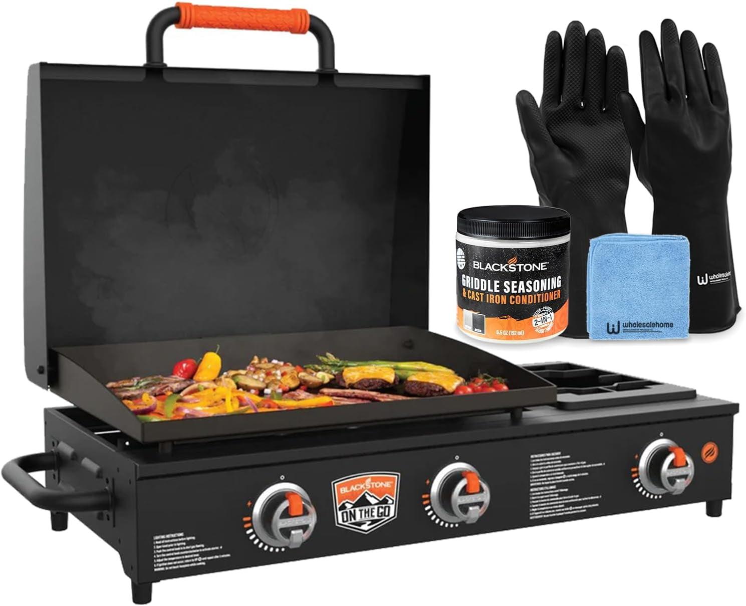 Blackstone On The Go 22” Table Top Griddle w/Side Burner