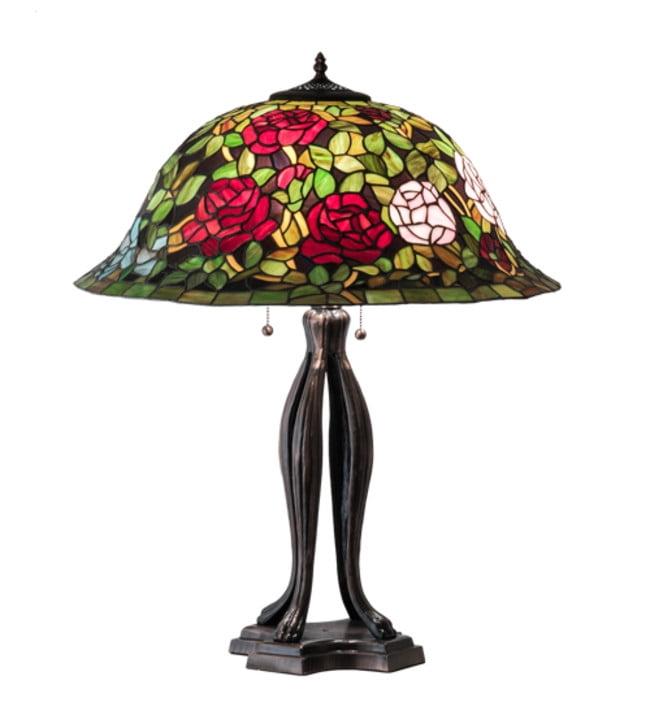Meyda Lighting Meyda Tiffany & Stained Glass Metal Table Lamp