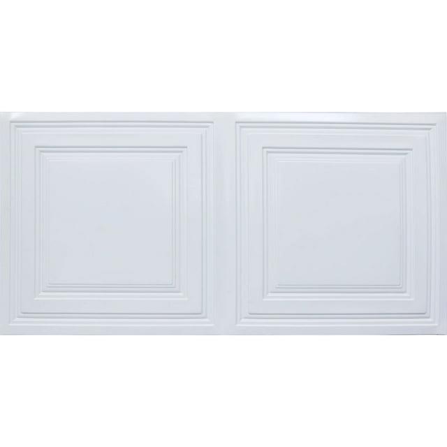 FromPlainToBeautifulInHours Economy Drop-In PVC Ceiling Tile (Set of 50)