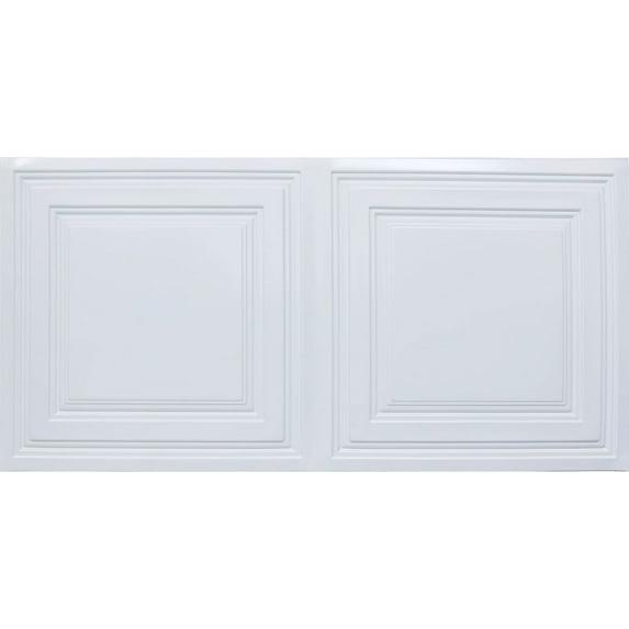 FromPlainToBeautifulInHours Economy Drop-In PVC Ceiling Tile (Set of 10)