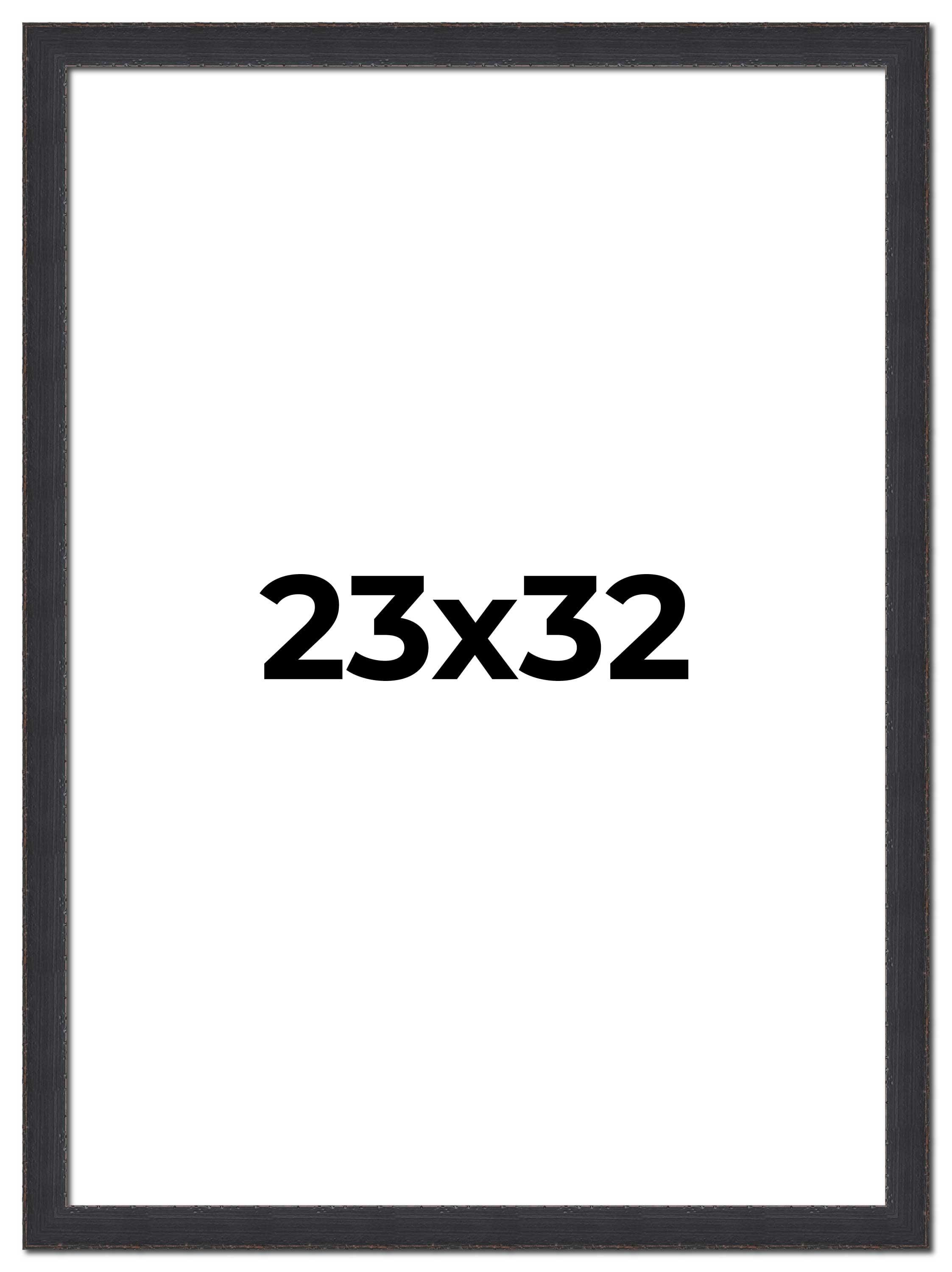 Charleston Black 23x33 Classic Wood Wall Frame