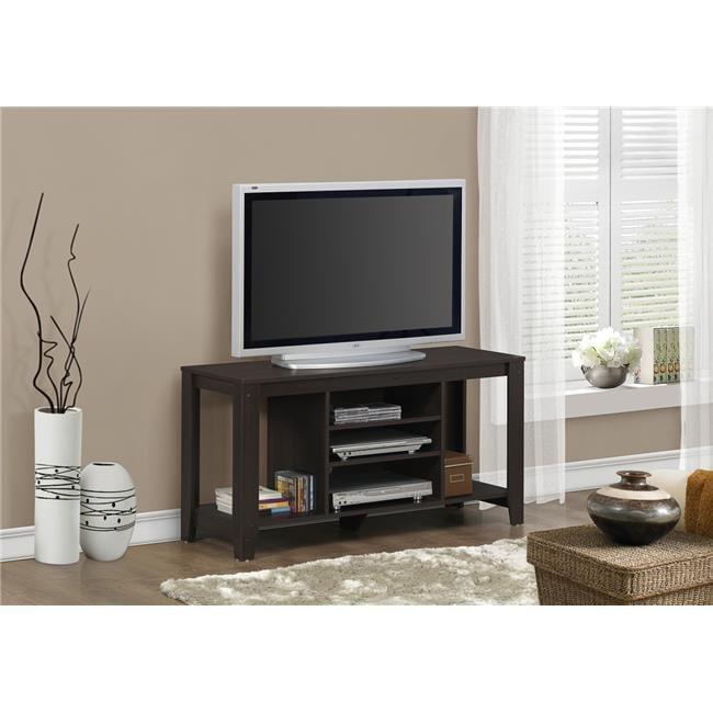 HomeRoots  24.25 in. Cappuccino Particle Board & Laminate TV Stand