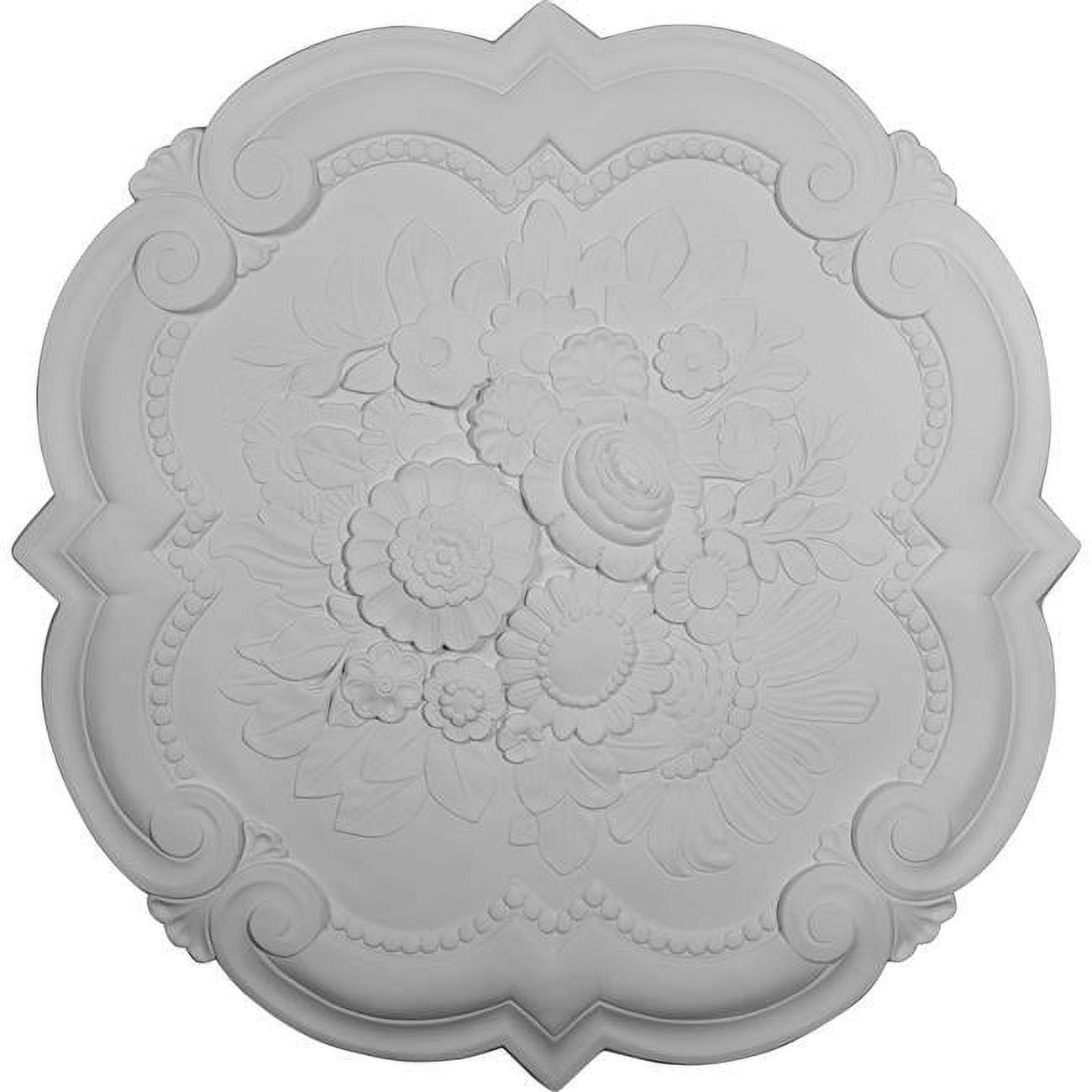 Victorian Elegance 24'' Primed Urethane Ceiling Medallion