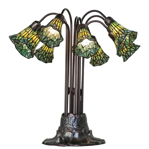 Meyda Lighting Pond Lily Metal Table Lamp