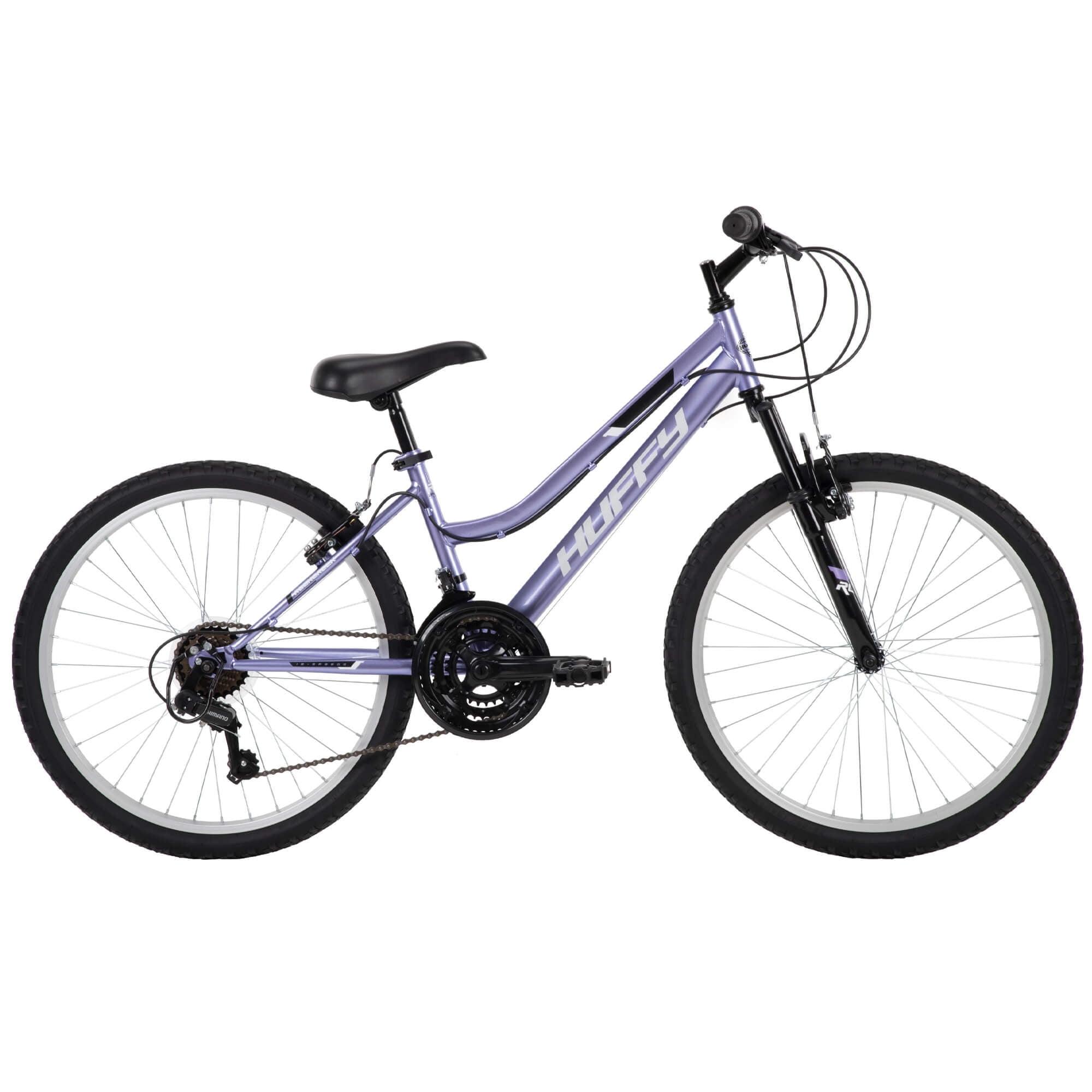 Huffy 24" Rock Creek Mountain Bike, Fits Riders 4'8" - 5'8", Purple, Adult, Women's