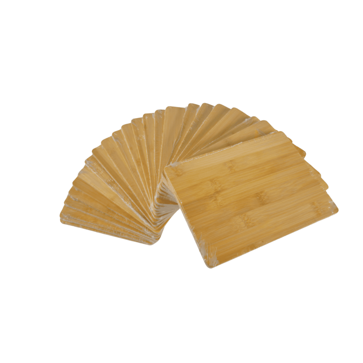 Set of 24 Rectangular Bamboo Cutting Boards for Engraving