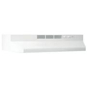 Broan NuTone Broan NuTone 24" Steel Ductless (Non-Vented) Under Cabinet Range Hood with Charcoal Filter BUEZ124WW