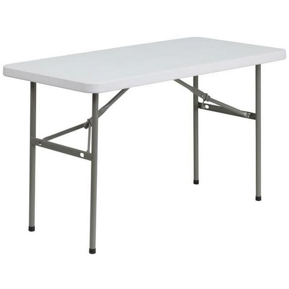 Flash Furniture Noah 4' Rectangular Plastic Event Folding Table