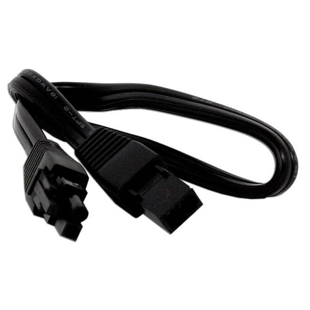 24-inch Black Linking Cable for LED Puck Lights, 120V