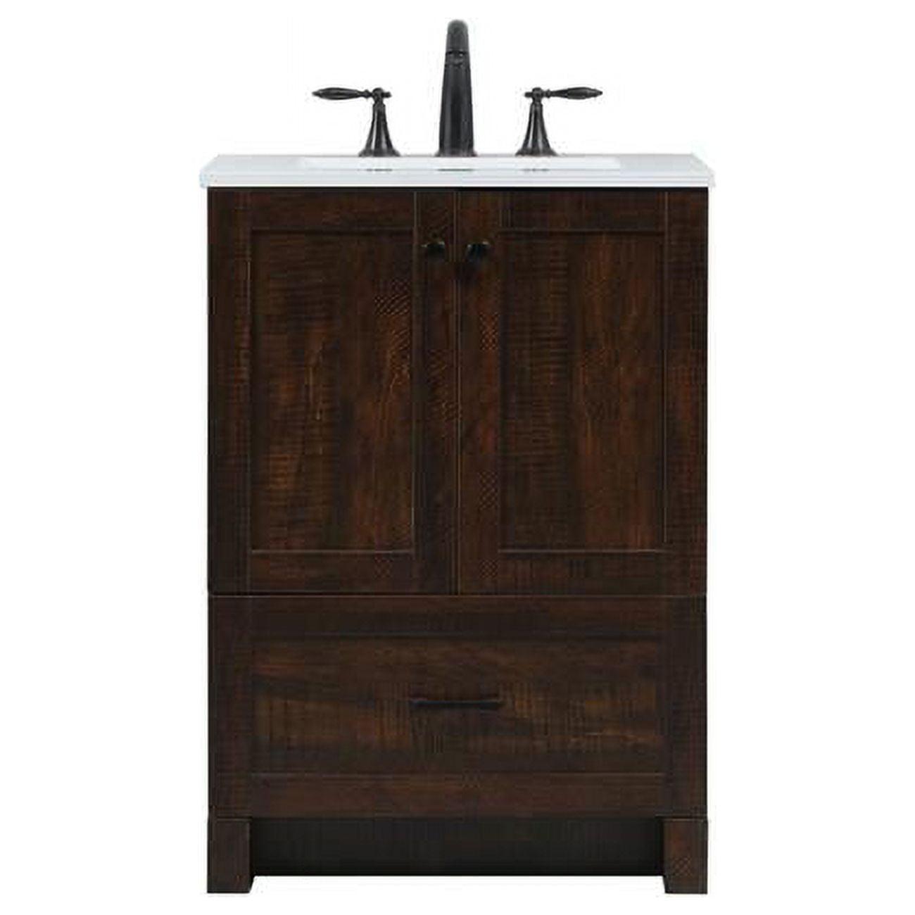 Lark Manor™ Soma 24'' Single Bathroom Vanity with Engineered Marble Top