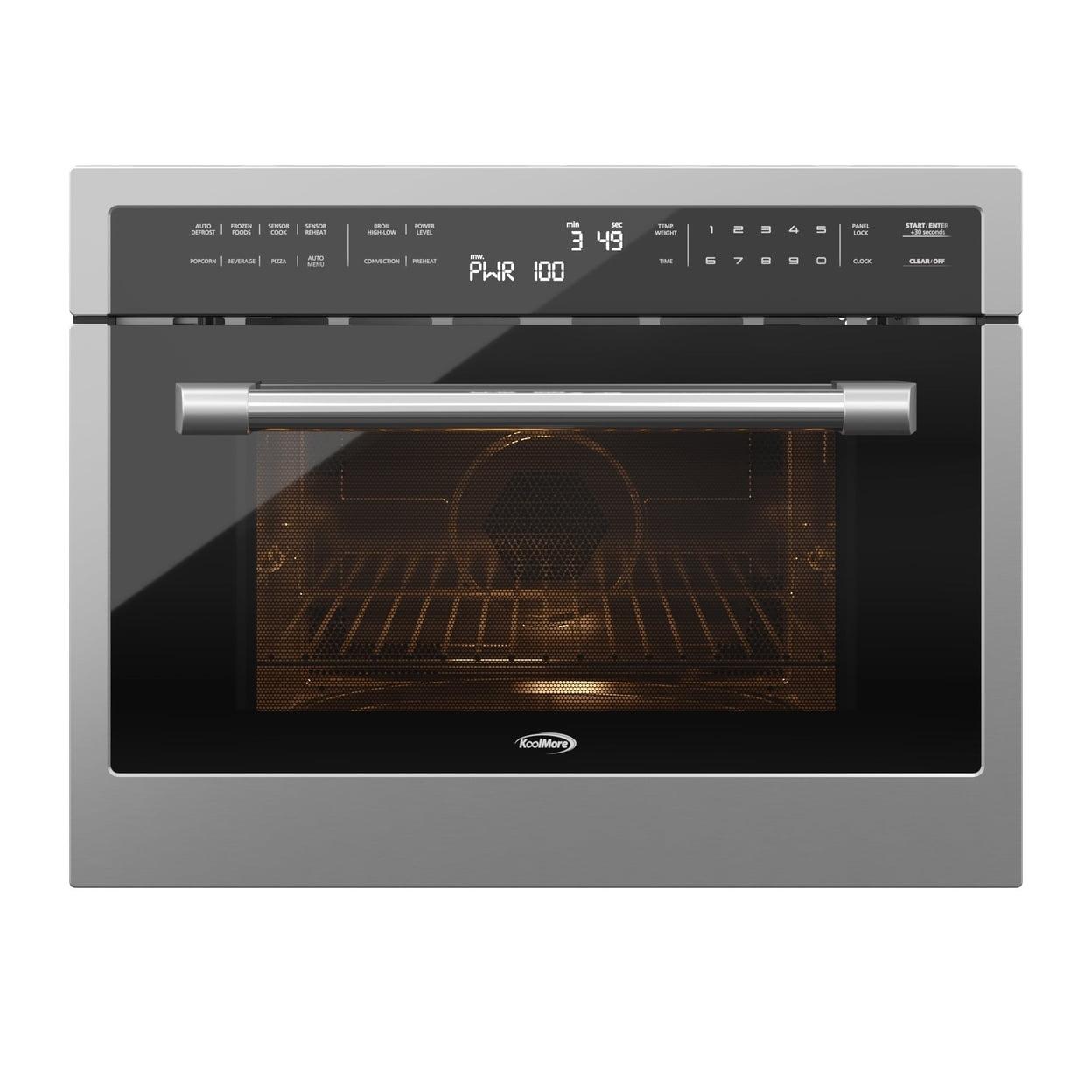 24 in. Stainless Steel Convection Oven with Microwave KM-CWO24-SS