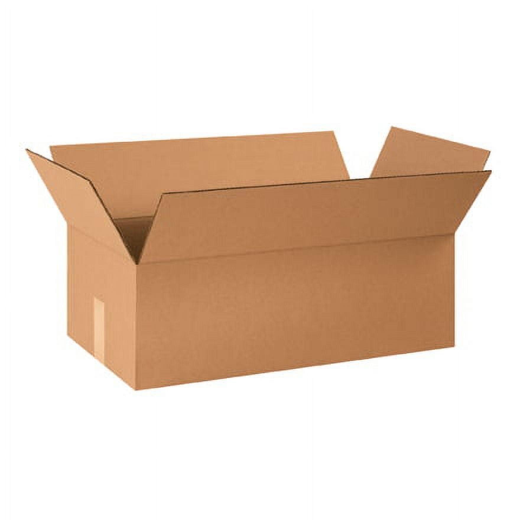 Eco-Friendly Kraft Corrugated Moving Boxes 24x12x8 - Pack of 25