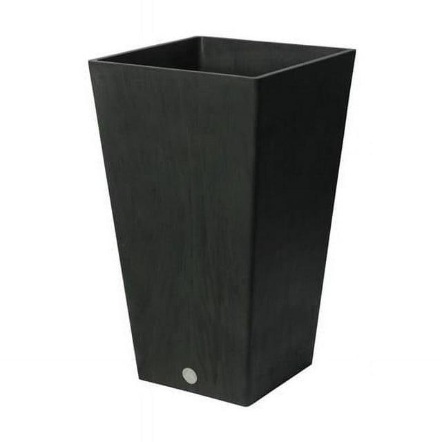 24 x 14 x 14 in. Valencia Square Planter, Black