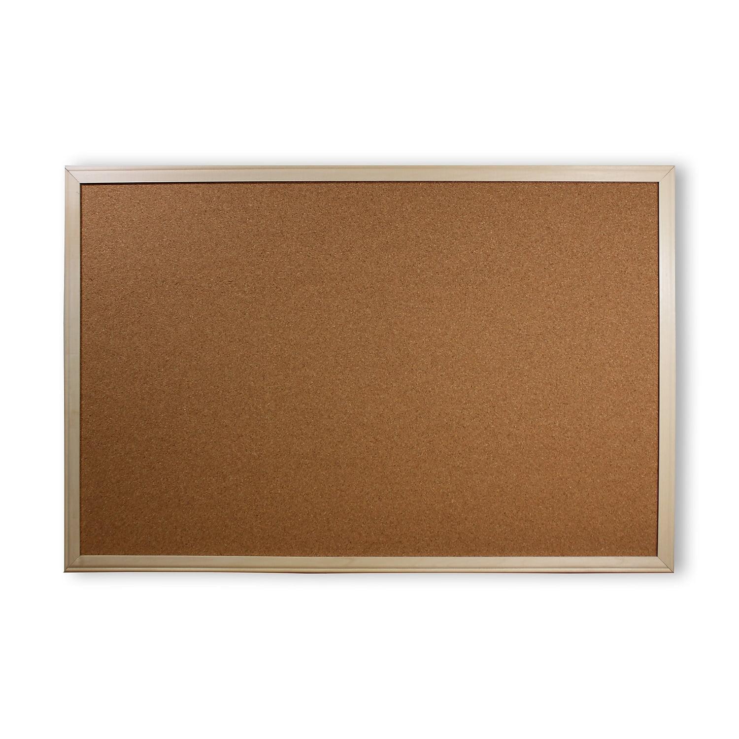 Crestline Products Wood Framed Cork Board, 24" x 36"