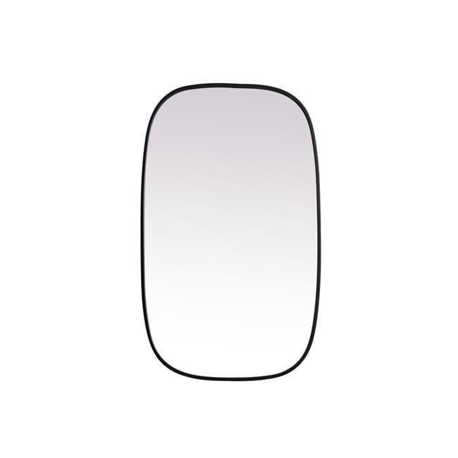 Sabine Metal Curved Oval Wall Mirror