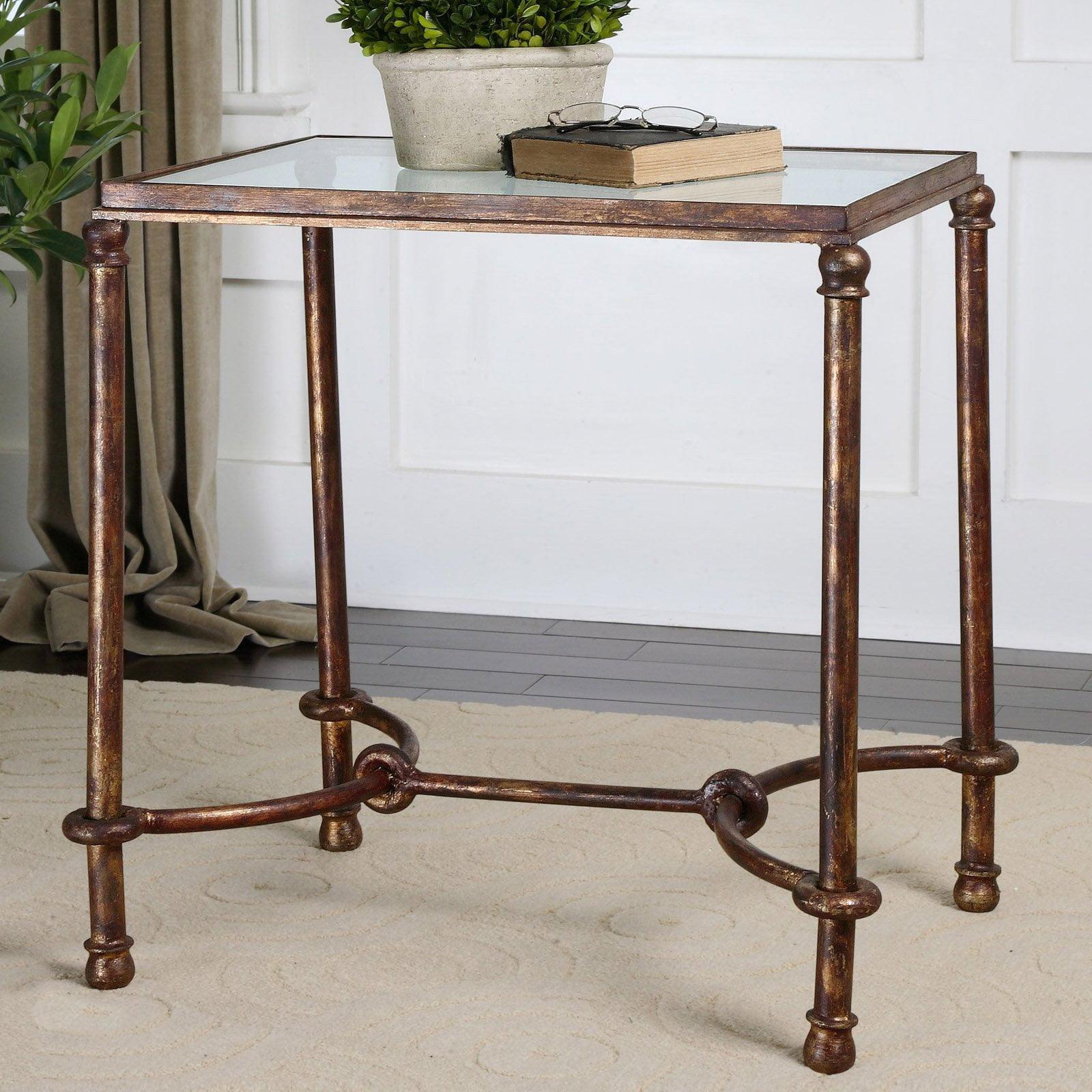 Uttermost Warring Iron End Table