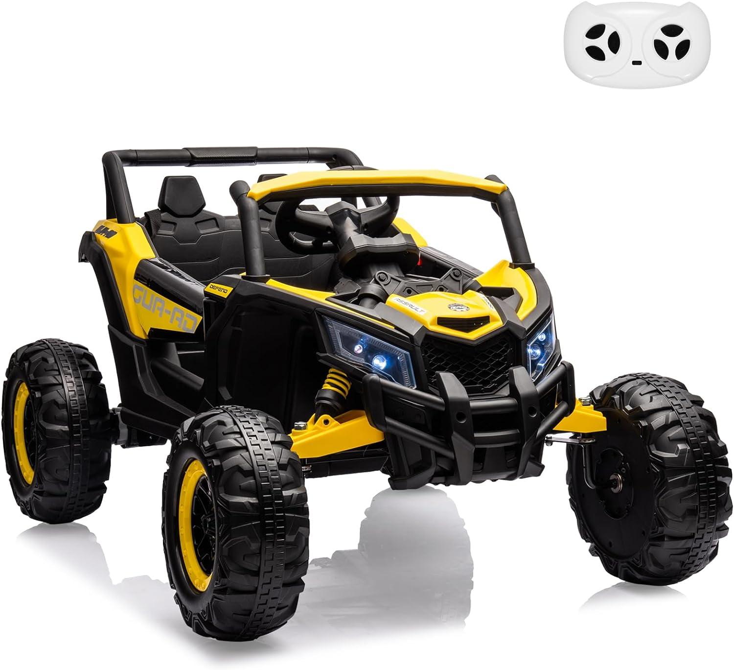 24V Ride On UTV Car, Battery Powered Electric Vehicles with Remote Control